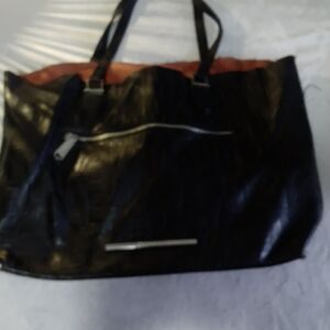 Steve Madden Black and Red Tote Bag